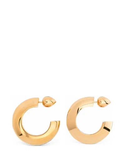 Alaïa Edge Hoop Earrings In Gold