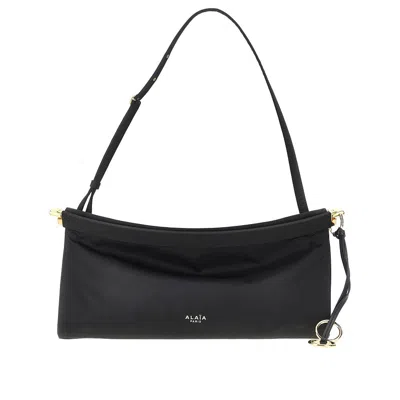 Alaïa Edium 'le Click East West' Nylon Bag In Black