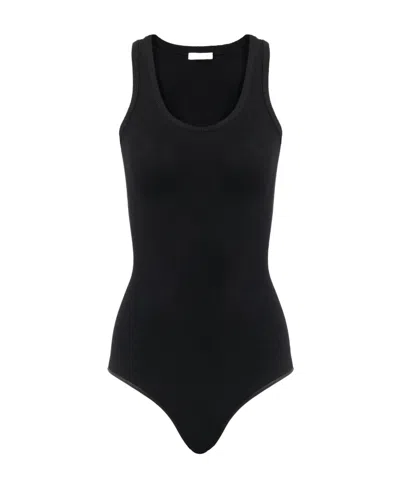 ALAÏA ALAÏA CREWNECK TANK BODYSUIT