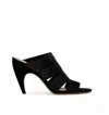 Alaïa Elastic Mules In Noir In Black