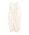 Alaïa Elastic Waist Casual Pants In White