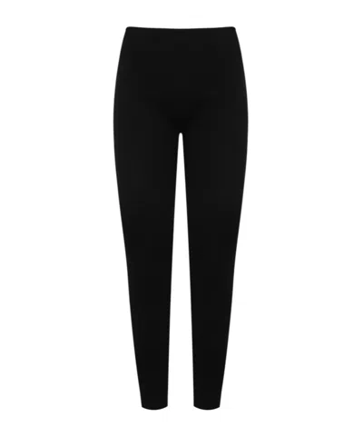 Alaïa Elastic Waist Leggings In Black