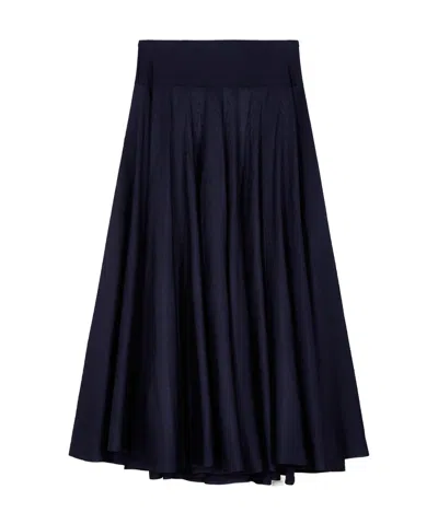 Alaïa Elastic Waist Skirt In Black