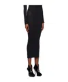 Alaïa Elastic Waist Skirt In Black