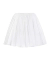 Alaïa Elastic Waist Skirt In White