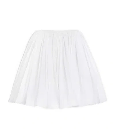 Alaïa Elastic Waist Skirt In White