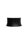 Alaïa Elasticated Leather Corset Belt In Black