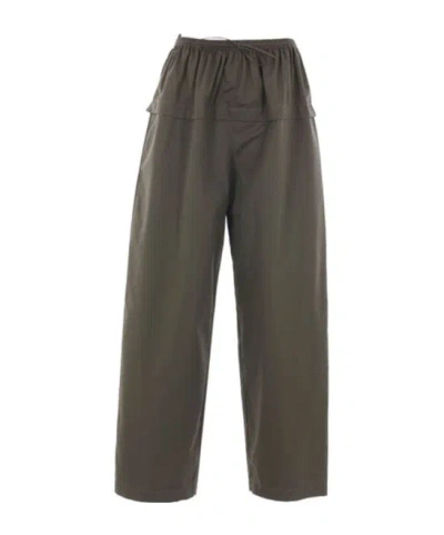 Alaïa Elasticated-waist Trousers In Gray