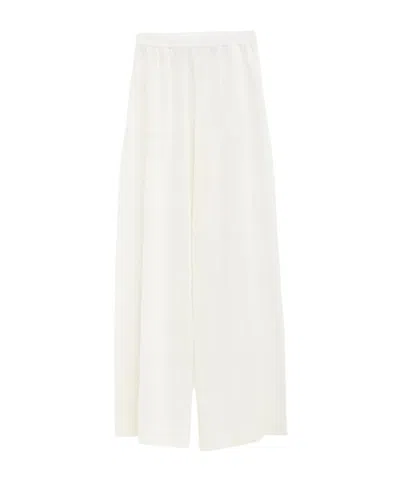 Alaïa Elasticated-waist Trousers In White