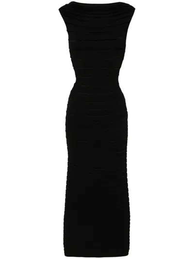Alaïa Elegant Black Vest Dress For Women | Ss24 Collection