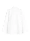 Alaïa Alaia Elegant Spring Mini Coat In White