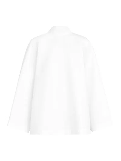 Alaïa Alaia Elegant Spring Mini Coat In White