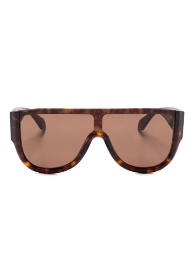 Alaïa Eyewear Azzedine Sonnenbrille In Braun