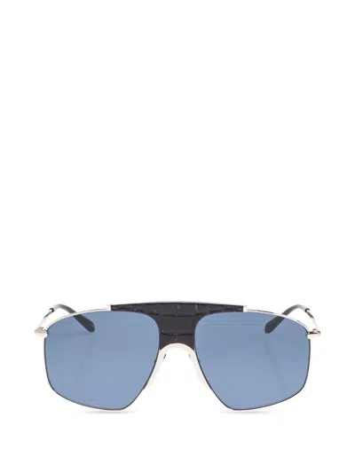 Alaïa Eyewear 크로커다일 이펙트 파일럿 프레임 선글라스