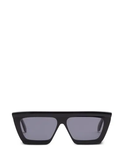 Alaïa Eyewear Sonnenbrille Mit Geometrischem Gestell In Schwarz