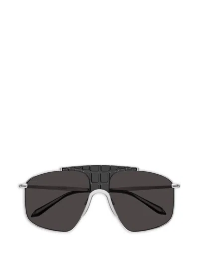 Alaïa Eyewear Lens Sonnenbrille Aus Metall In Schwarz