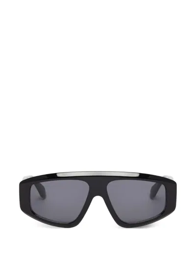 Alaïa Eyewear Mask Sonnenbrille In Schwarz