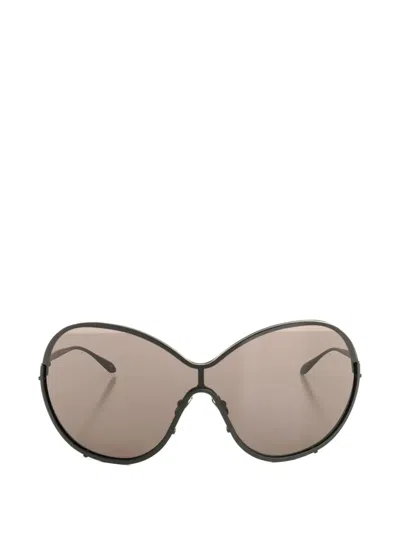 Alaïa Eyewear Mask-frame Sunglasses In Black