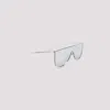 Alaïa Eyewear Metallic Mask Sunglasses In Blue