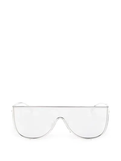 Alaïa Eyewear Oversized-frame Sunglasses In Silver