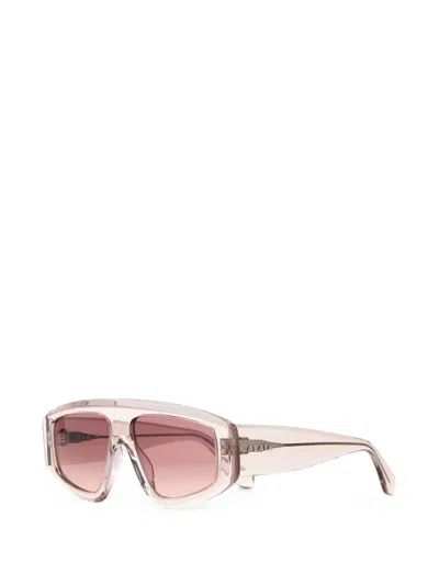 Alaïa Eyewear Pilot-frame Sunglasses In Neutrals