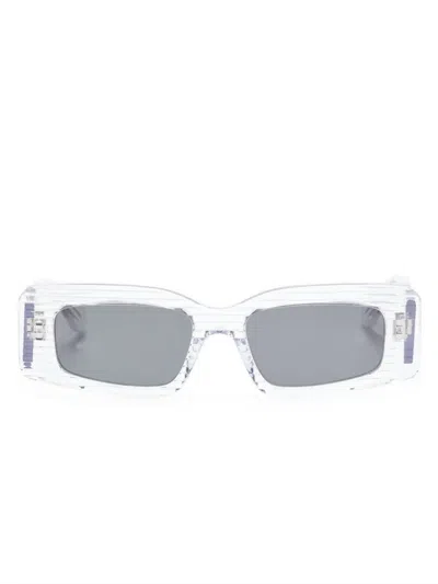 Alaïa Eyewear Rectangle-frame Sunglasses In Gray