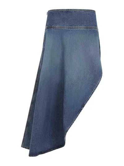 ALAÏA ASYMMETRIC SKIRT