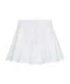 Alaïa White Fine Knit Skater Mini Skirt In White