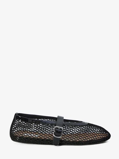 ALAÏA FISHNET BALLERINAS