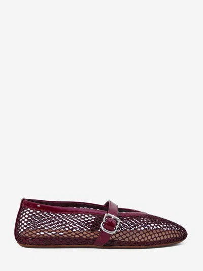 Alaïa Fishnet Ballet Flats