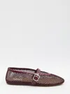 Alaïa Alaia Fishnet Ballet Flats