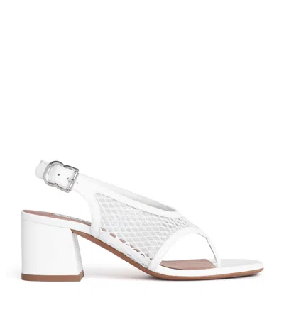 Alaïa Fishnet Sandals 55 In Multi