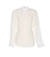 Alaïa Alaia Fitted Blouse With Round Hem