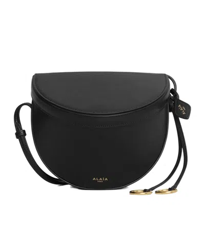 Alaïa Flap Shoulder Bag In Black