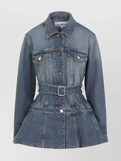 ALAÏA FLARE JACKET BUTTONED POCKETS