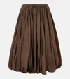 Alaïa Flared Balloon Maxi Skirt