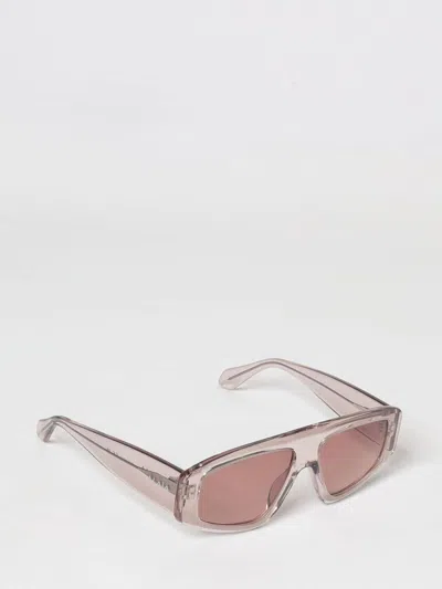 Alaïa Flared Frame Aviator Sunglasses In Acetate With Coloured Lenses In Pink