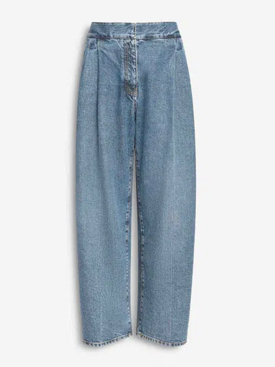 Alaïa Alaia Pantaloni In Denim A Vita Bassa In Blue