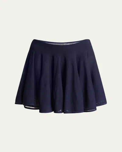 ALAÏA FLARED MINI SKIRT