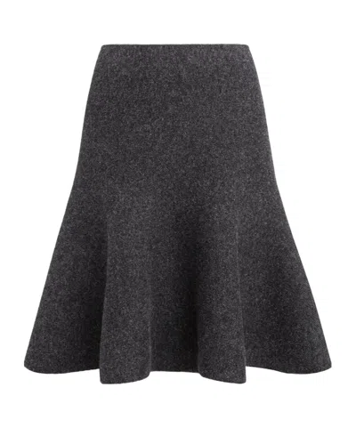 Alaïa Flared Skirt In Black