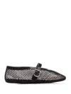 Alaïa Flat Ballerinas Scarpe Basse Black In Black