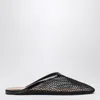 Alaïa Flat Mules Black In Mesh