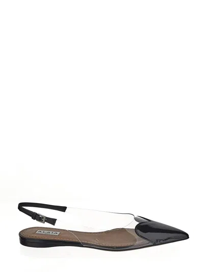 ALAÏA FLAT SLING-BACK SHOE