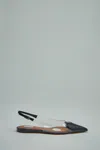 Alaïa Le Cœur Slingback Flats In Black