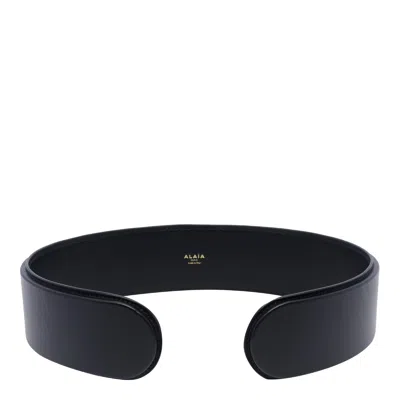ALAÏA FLEX LEATHER BELT