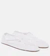 Alaïa Flex Leather-trimmed Mesh Ballet Flats