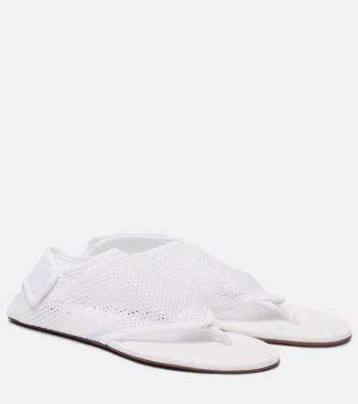 Alaïa Flex Mesh Thong Sandals