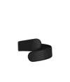 Alaïa Alaia Black Leather Flex Twist Belt Women In Black