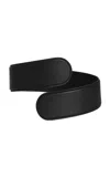 Alaïa Alaia Black Leather Flex Twist Belt Women In Black