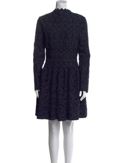 Pre-owned Alaïa Floral Print Knee-length Dress In Multi